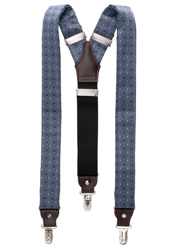 ETERNA - Hosenträger - blau mit Muster - Farbe 18 | Accessoires | Herren |  jenuwein